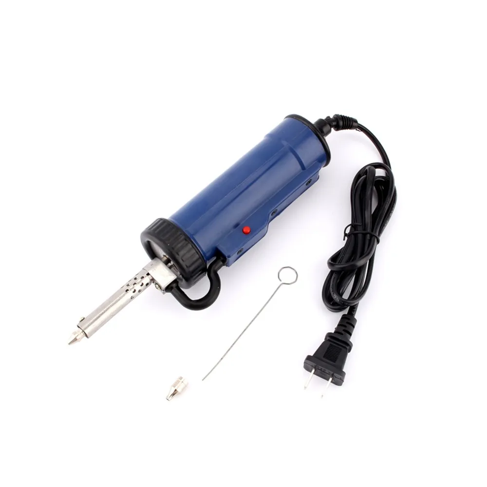 30W 220V 50Hz Electric Suction Tin Vacuum Desoldering Pump Solder Sucker Iron Gun Tin Suction Soldering Welding Tools
30W 220V 50Hz Electric Suction Tin Vacuum Desoldering Pump Solder Sucker Iron Gun Tin Suction Soldering Welding Tools