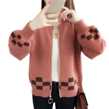 2018 Autumn Winter Long Slim Cardigan Women Sweater Long Sleeve Knitted Plaid Cardigans Female Tricot Tops Red sweaters LJ0557
2018 Autumn Winter Long Slim Cardigan Women Sweater Long Sleeve Knitted Plaid Cardigans Female Tricot Tops Red sweaters LJ0557