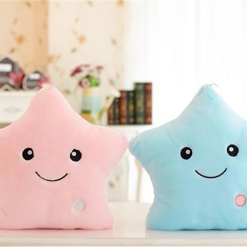 2019 New Luminous Pillow Star Cushion Glowing Pillow Plush Toy Doll Led Light Toys Girl Kids Christmas Gift Plush Light Toys Hot
2019 New Luminous Pillow Star Cushion Glowing Pillow Plush Toy Doll Led Light Toys Girl Kids Christmas Gift Plush Light Toys Hot