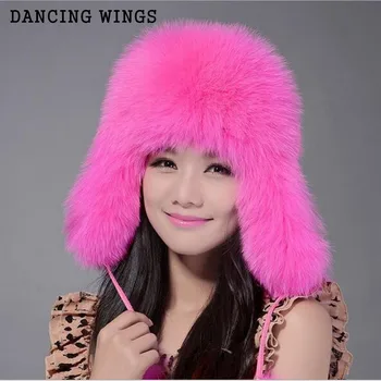 Russian Winter Hat 100% Real Raccoon Fur Bomber Hat Winter Caps Lady Fashion Ear Protector Headgear MS-40
Russian Winter Hat 100% Real Raccoon Fur Bomber Hat Winter Caps Lady Fashion Ear Protector Headgear MS-40