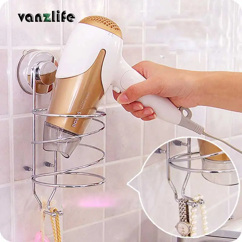 Family day home field powerful suction stainless steel hair dryer holder Shelf SN1317
Family day home field powerful suction stainless steel hair dryer holder Shelf SN1317