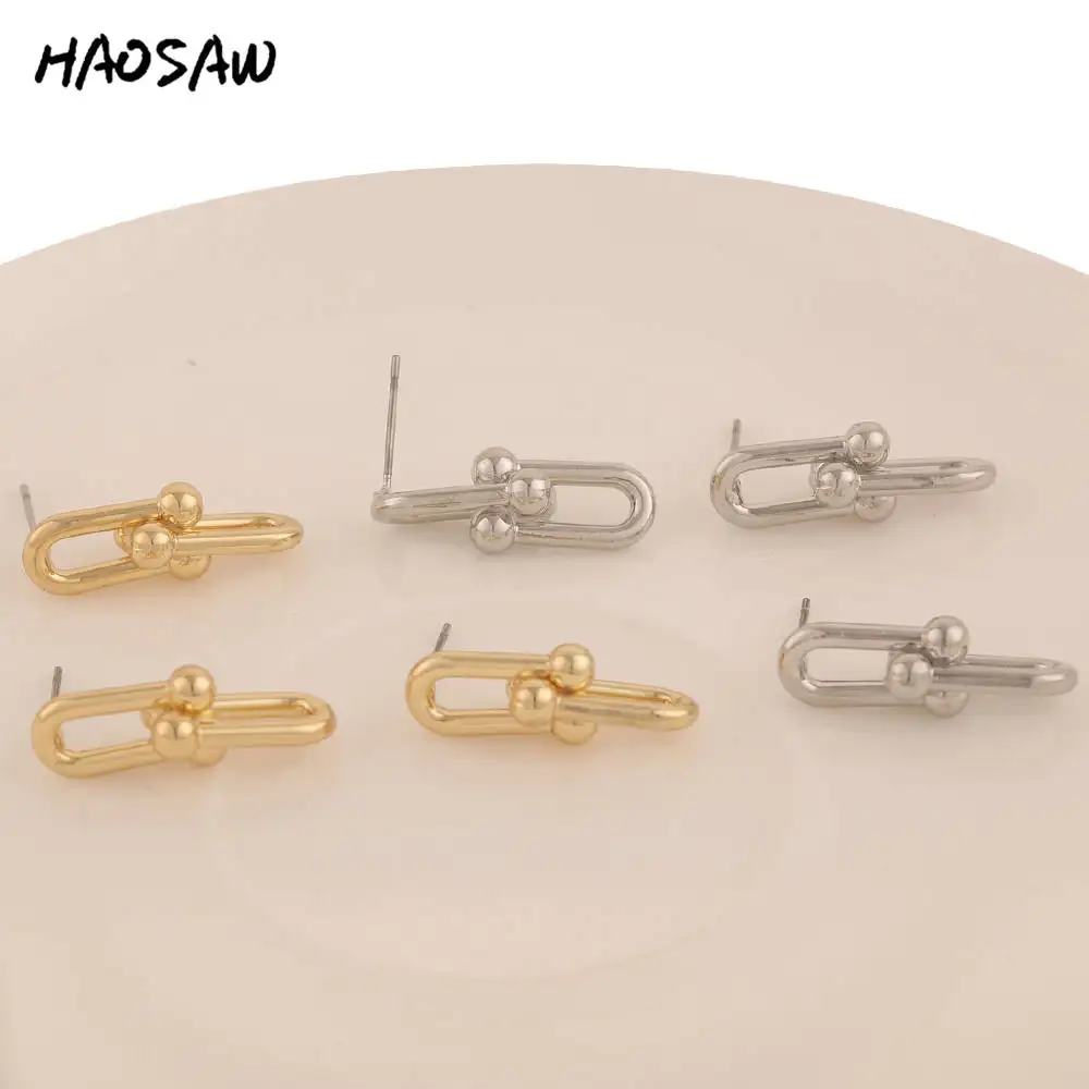 HAOSAW Choose 8*24MM 6Pcs/Lot Rhodium Clasp Parts Stud Parts/Jewelry Findings/Handmade Jewelry/Stud Earrings Accessories
HAOSAW Choose 8*24MM 6Pcs/Lot Rhodium Clasp Parts Stud Parts/Jewelry Findings/Handmade Jewelry/Stud Earrings Accessories