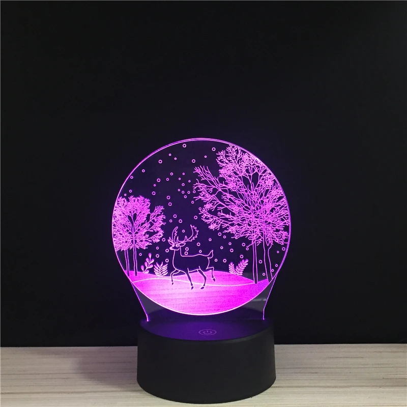 LED 3D Night Lamp Mysterious Wonderland Cartoon Reindeer Merry Christmas Gifts Winter Landscape For Kids Light Lamps Lights GiC
LED 3D Night Lamp Mysterious Wonderland Cartoon Reindeer Merry Christmas Gifts Winter Landscape For Kids Light Lamps Lights GiC