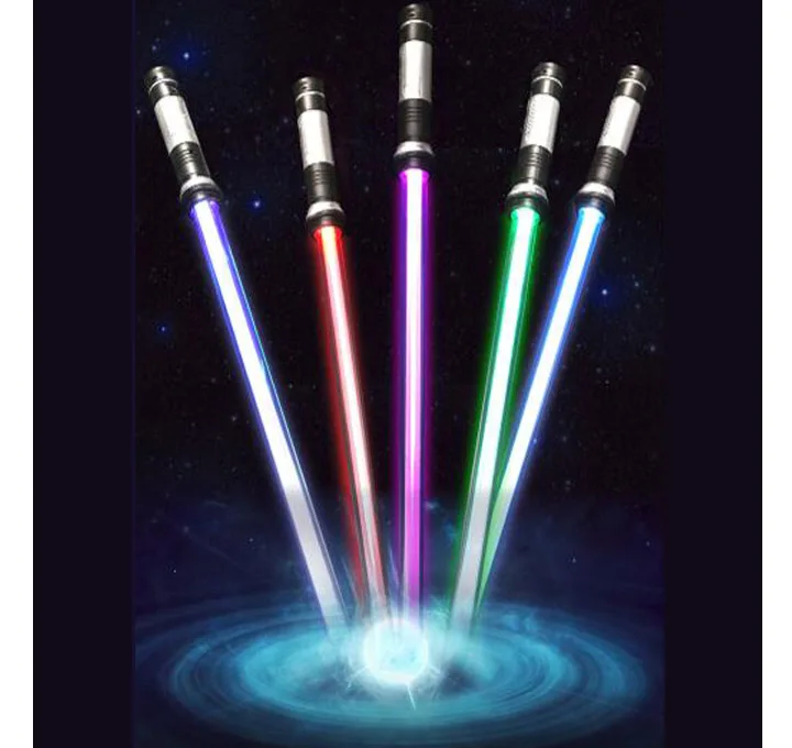 60Pair Wholesale Lots Kids 2 in 1 Light Sound Effect Laser Sword Light saber Lightsabers Light up Toys For Children
60Pair Wholesale Lots Kids 2 in 1 Light Sound Effect Laser Sword Light saber Lightsabers Light up Toys For Children