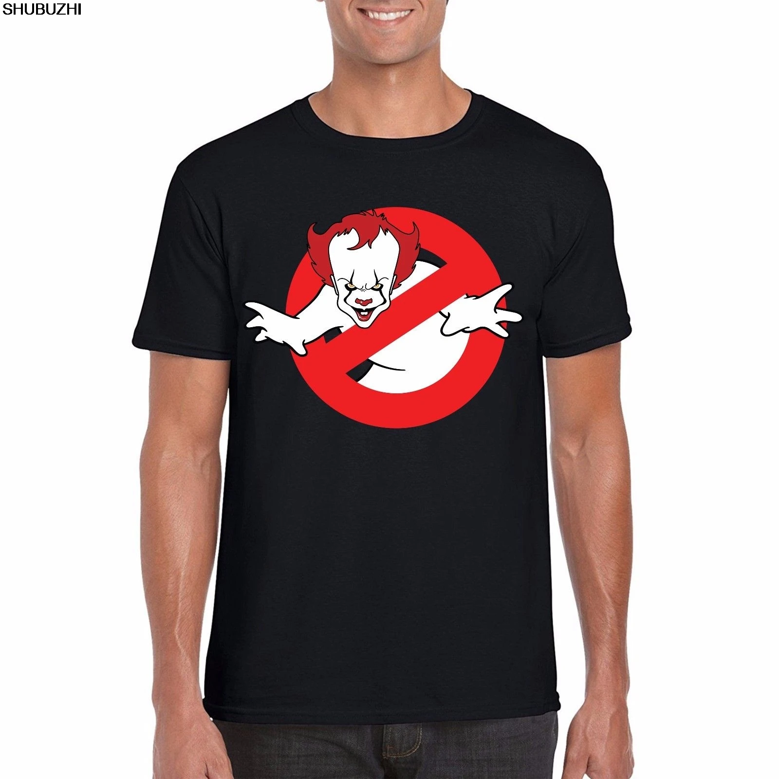 Ghostbuster T-Shirt, Pennywise Ghost Parody Design IT Movie Cartoon t shirt men Unisex New Fashion tshirt Loose Size top
Ghostbuster T-Shirt, Pennywise Ghost Parody Design IT Movie Cartoon t shirt men Unisex New Fashion tshirt Loose Size top