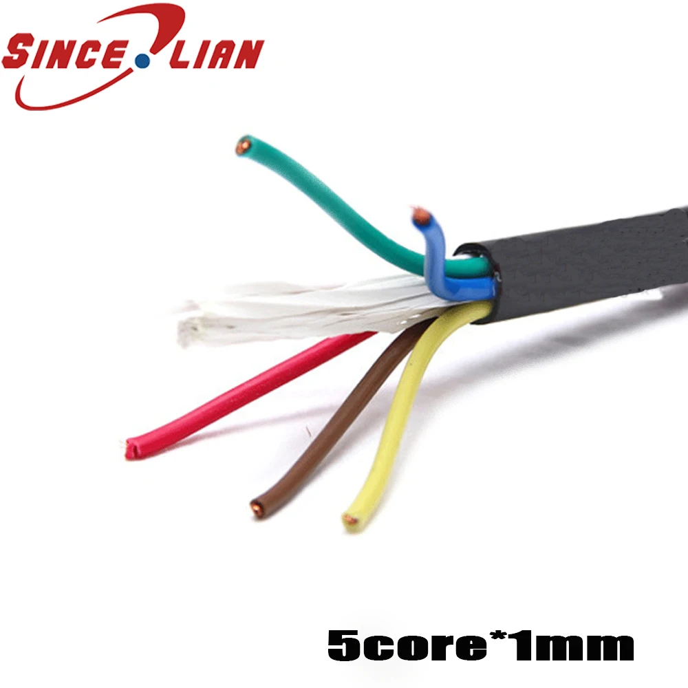 Power Cable RVV5*1mm Square Power Cord Multi-Core Sheathed Line 5-Core 1M Signal Control Line Environmental Protection 1pcs Wire
Power Cable RVV5*1mm Square Power Cord Multi-Core Sheathed Line 5-Core 1M Signal Control Line Environmental Protection 1pcs Wire