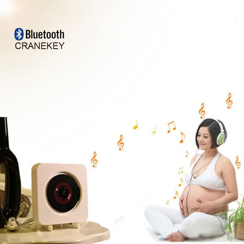 CRANEKEY Wall-mounted CD player Bluetooth FM radio CD stereo prenatal fidelity digital amplifier Free Shipping
CRANEKEY Wall-mounted CD player Bluetooth FM radio CD stereo prenatal fidelity digital amplifier Free Shipping