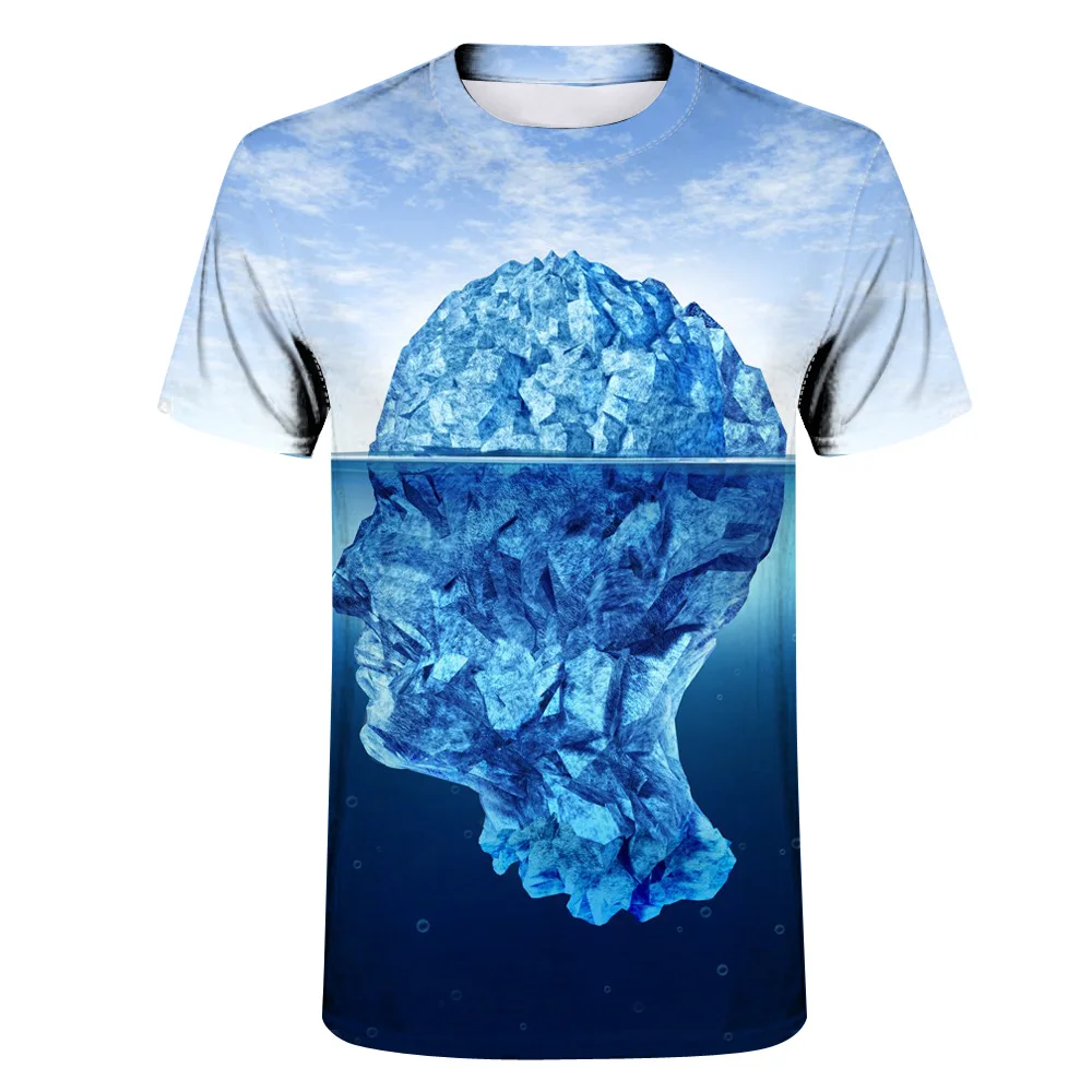 2019 new 3D water ice brain short-sleeved T-shirt fashion personality T-shirt super cool T-shirt
2019 new 3D water ice brain short-sleeved T-shirt fashion personality T-shirt super cool T-shirt