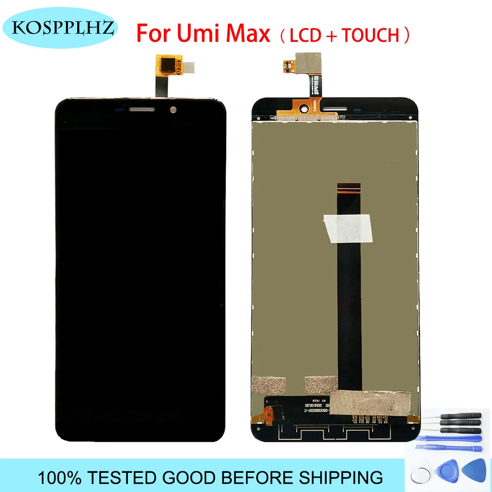 For UMI Max LCD Display+Touch Screen Digitizer Assembly 100% tested LCD+Touch Digitizer for Max +Free Tools+ adhesive
For UMI Max LCD Display+Touch Screen Digitizer Assembly 100% tested LCD+Touch Digitizer for Max +Free Tools+ adhesive