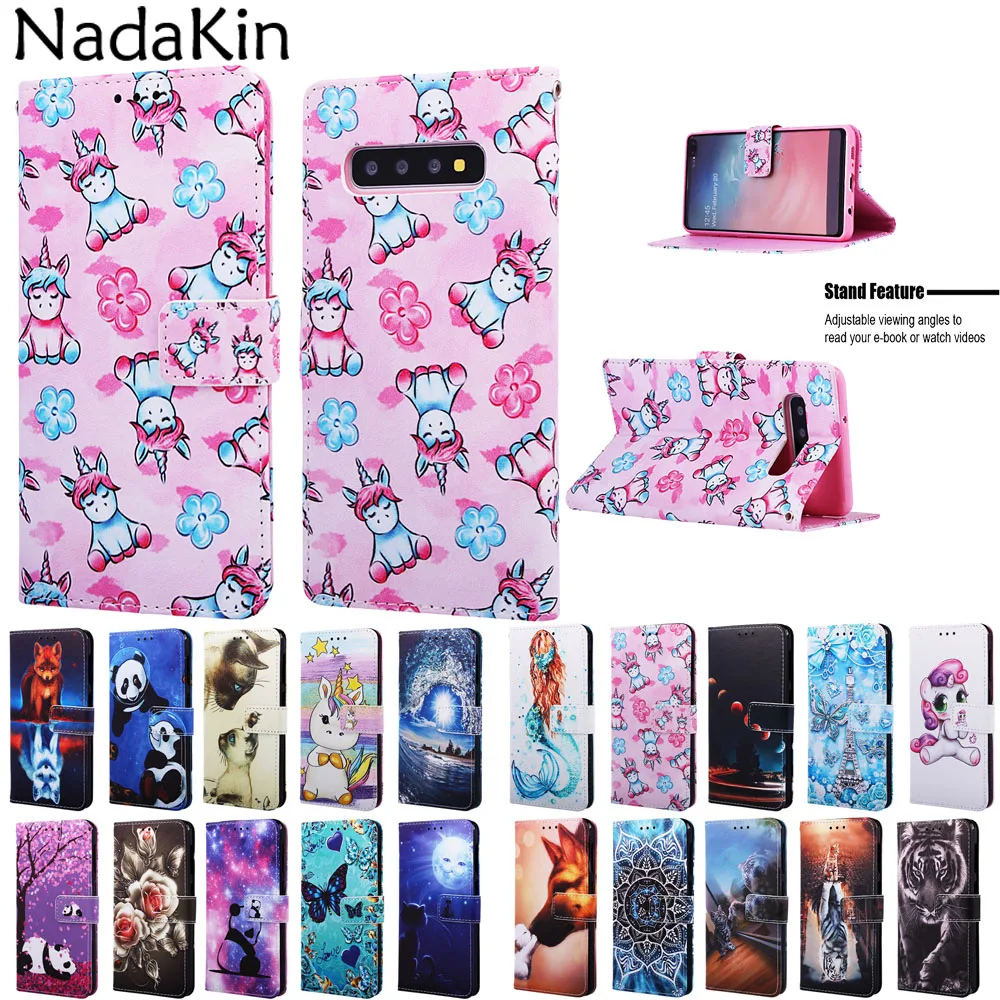 Luxury Flip Painted Book Case Cover Shell for Samsung Galaxy S10e S10 S9 S8 J4 Plus J6 2018 Leather Phone Bag With Card Slot
Luxury Flip Painted Book Case Cover Shell for Samsung Galaxy S10e S10 S9 S8 J4 Plus J6 2018 Leather Phone Bag With Card Slot