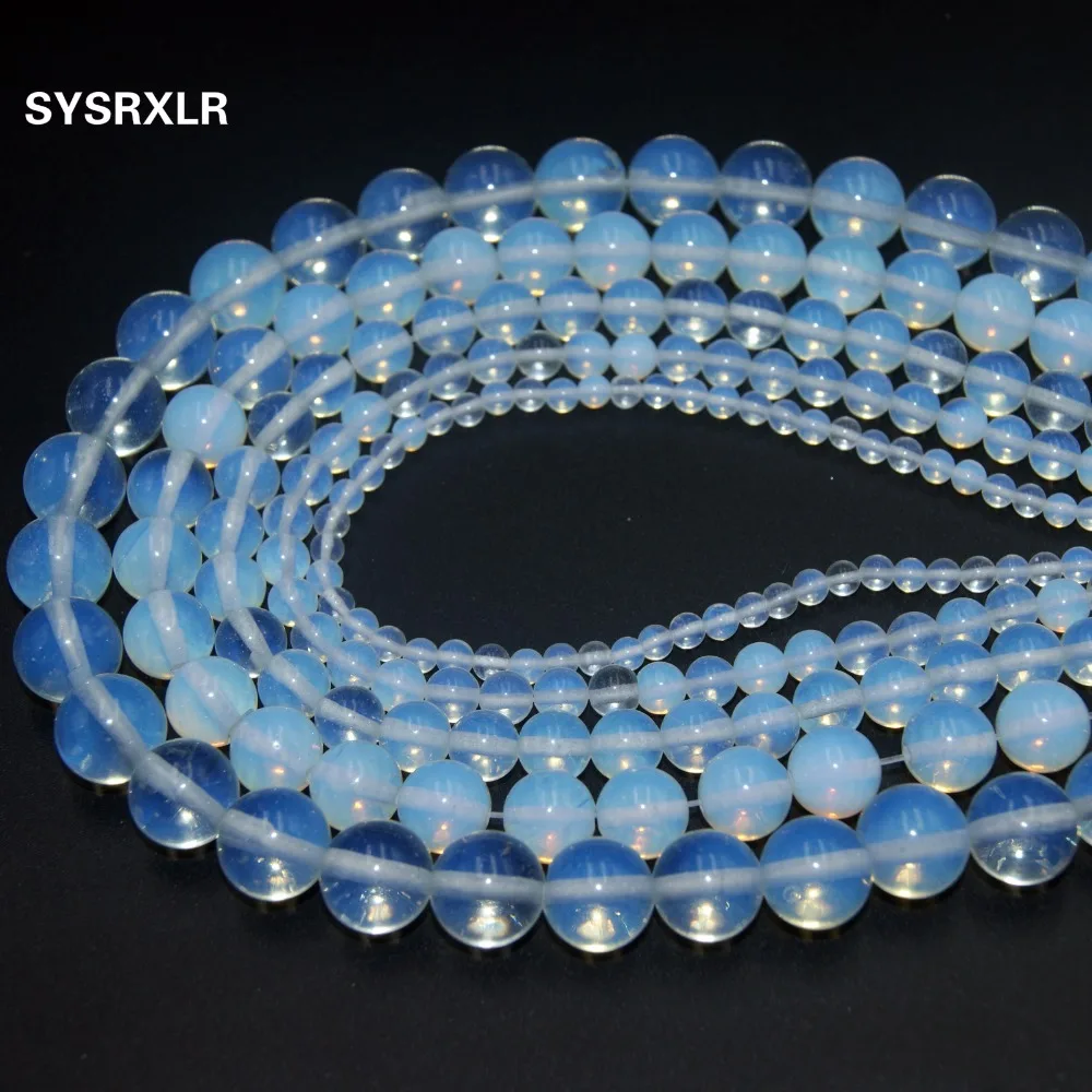Wholesale White Natural Stone Opal Quartz Loose Round Beads For Jewelry Making DIY Bracelet Necklace 4/6/8/10/12 MM Strand 15''
Wholesale White Natural Stone Opal Quartz Loose Round Beads For Jewelry Making DIY Bracelet Necklace 4/6/8/10/12 MM Strand 15''
