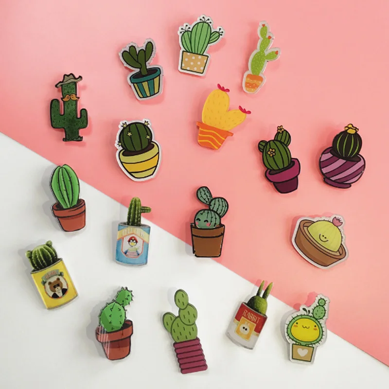 5pcs/lot Cute Plant cactus Cartoon Badges Kawaii Acrylic Badges Icons on The Backpack Icons on The Pin Brooch Plastic Badge
5pcs/lot Cute Plant cactus Cartoon Badges Kawaii Acrylic Badges Icons on The Backpack Icons on The Pin Brooch Plastic Badge