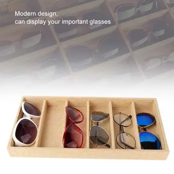 Fashion 6 Grids Sunglasses Display Box Jewelery Display Organizer Tray High Quality Jewelry Glasses Storage Holder Cases
Fashion 6 Grids Sunglasses Display Box Jewelery Display Organizer Tray High Quality Jewelry Glasses Storage Holder Cases