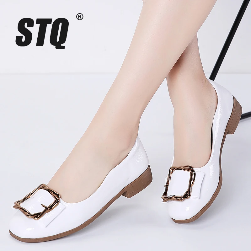 STQ 2019 Autumn Women Flats Shoes PU Leather Slip on Ballet Flats women white Ballerina Ladies Shoes Loafers Flat Shoes G15
STQ 2019 Autumn Women Flats Shoes PU Leather Slip on Ballet Flats women white Ballerina Ladies Shoes Loafers Flat Shoes G15