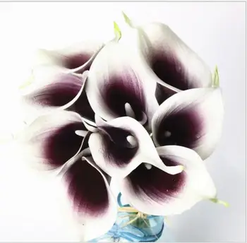 High Quality Artificial Flowers 50 pieces/lot Real Touch Dark Purple Calla Lily Bouquets for Bridal Wedding Bouquet Decoration
High Quality Artificial Flowers 50 pieces/lot Real Touch Dark Purple Calla Lily Bouquets for Bridal Wedding Bouquet Decoration
