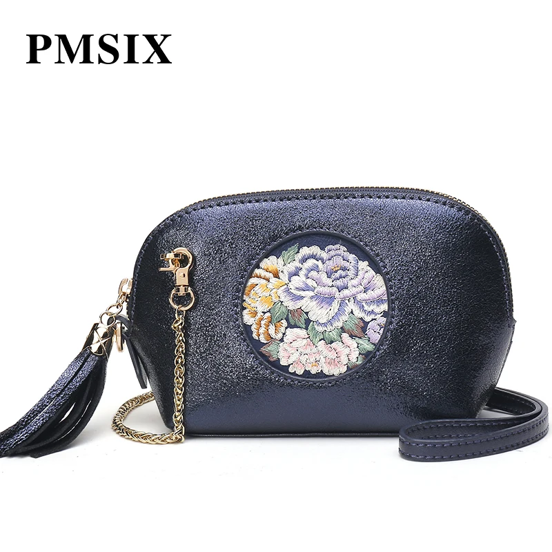 PMSIX Women Chain Bag Female Shoulder Bag with Tassel Embroidery Flowers Ladies Bag Casual Crossbody Bags
PMSIX Women Chain Bag Female Shoulder Bag with Tassel Embroidery Flowers Ladies Bag Casual Crossbody Bags