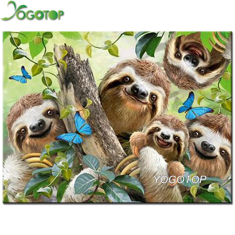 YOGOTOP DIY 5D Diamond Mosaic Butterfly and Sloth Diamond Painting Cross Stitch Kits Full Diamonds Embroidery Home Decor VD471
YOGOTOP DIY 5D Diamond Mosaic Butterfly and Sloth Diamond Painting Cross Stitch Kits Full Diamonds Embroidery Home Decor VD471