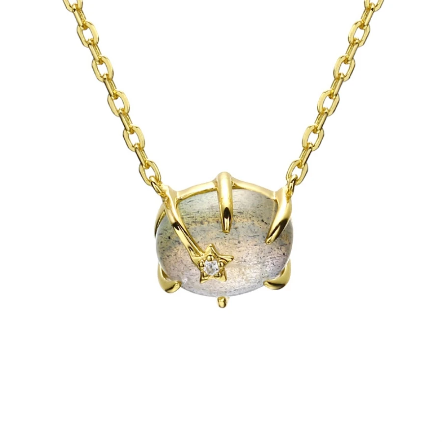 Women Labradorit Agete Pendants 925 Sterling Silver Necklace Pendant Natural Stone Charms Necklaces Jewelry Gifts Bijoux brincos
Women Labradorit Agete Pendants 925 Sterling Silver Necklace Pendant Natural Stone Charms Necklaces Jewelry Gifts Bijoux brincos