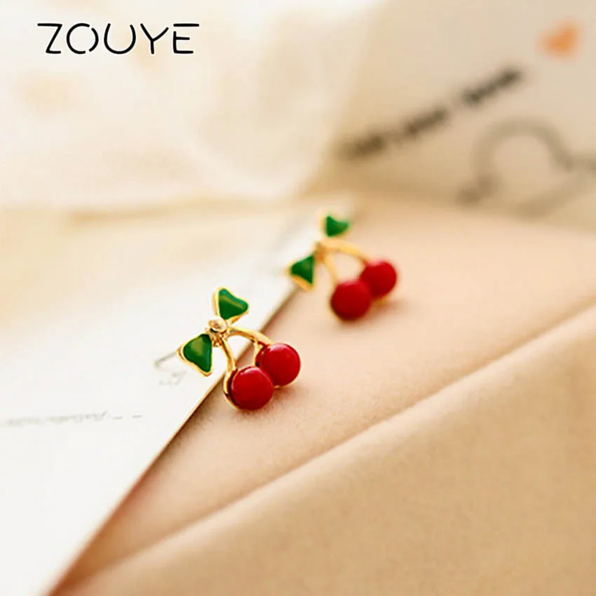 ZOUYE Cherries Fruits Stud Earring Summer Fairy Lovely Cute Romantic Fashion Jewelry Earrings
ZOUYE Cherries Fruits Stud Earring Summer Fairy Lovely Cute Romantic Fashion Jewelry Earrings