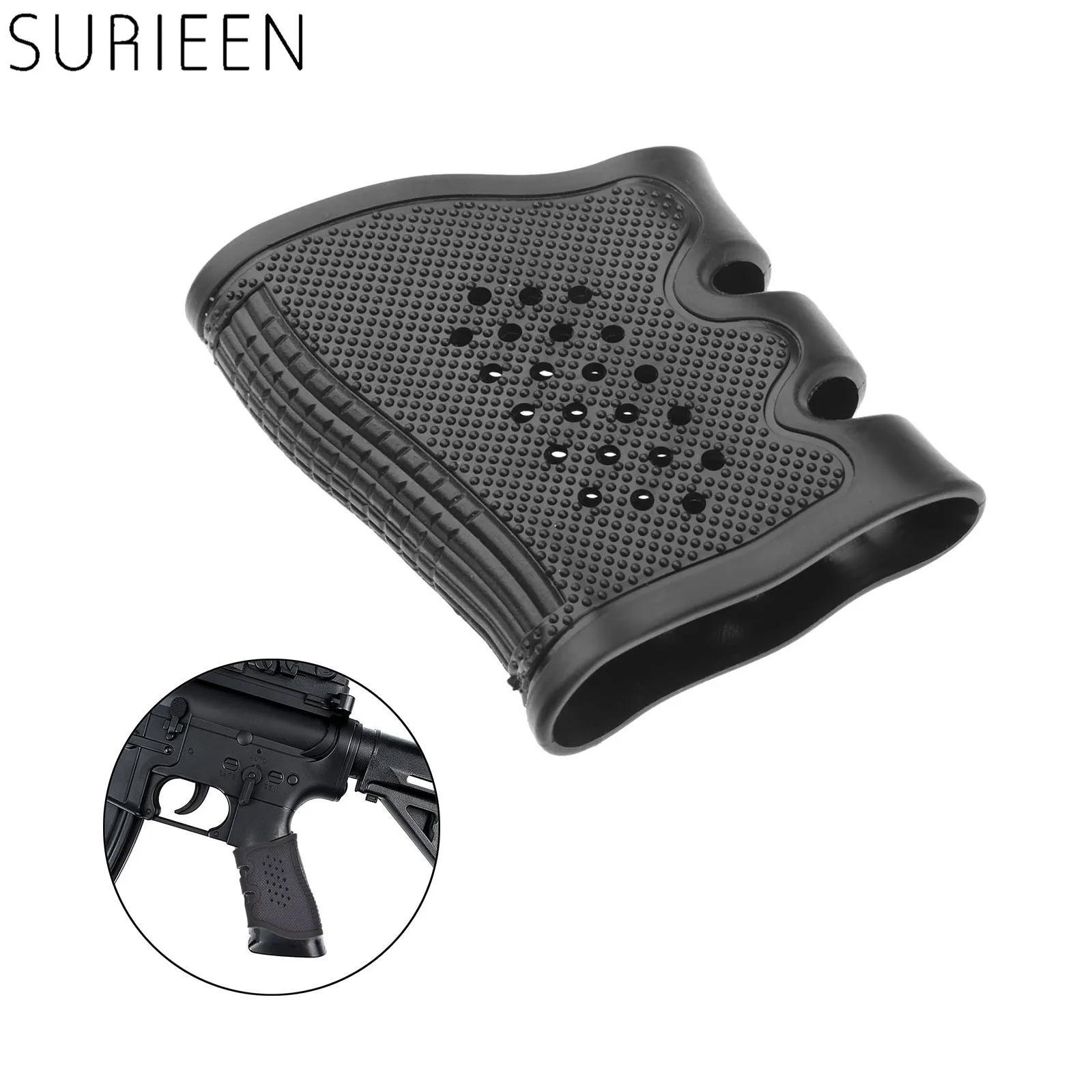 SURIEEN Tactical Pistol Rubber Grip Glove Cover Sleeve Anti Slip for Most of Glock Handguns Airsoft Hunting Accessories Party
SURIEEN Tactical Pistol Rubber Grip Glove Cover Sleeve Anti Slip for Most of Glock Handguns Airsoft Hunting Accessories Party