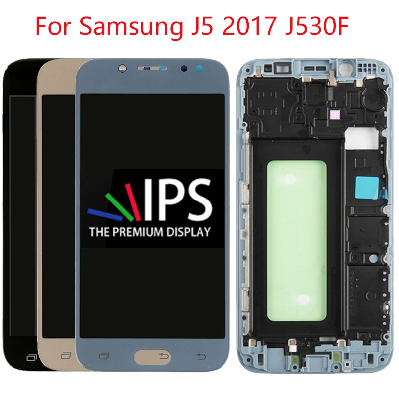 AAA Quality J530 LCD For Samsung Galaxy J5 2017 LCD Display Touch Screen Frame Assembly SM-J530F J530N LCD Screen Replacement 
AAA Quality J530 LCD For Samsung Galaxy J5 2017 LCD Display Touch Screen Frame Assembly SM-J530F J530N LCD Screen Replacement