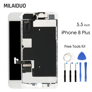 LCD Display For iPhone 8 Plus Touch Screen Digitizer +Front Camera+Ear speaker Full Assembly Replacement Parts with Tools AAA+
LCD Display For iPhone 8 Plus Touch Screen Digitizer +Front Camera+Ear speaker Full Assembly Replacement Parts with Tools AAA+