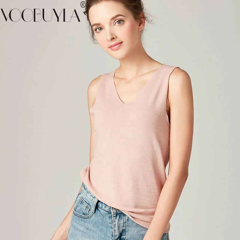 Voobuyla Sexy Summer Camisole Knitted Women Sleeveless Shirts Casual Knitting Vest Top Female 2018 Autumn Cotton Bottoming Shirt
Voobuyla Sexy Summer Camisole Knitted Women Sleeveless Shirts Casual Knitting Vest Top Female 2018 Autumn Cotton Bottoming Shirt