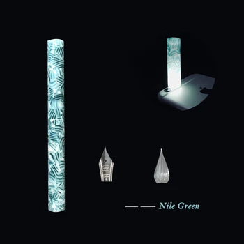 Wanwu Creative Colorful Celluloid Fountain Pen & Glass Dip Pen Light Green EF/F/Small Bent Nib with Gift Box Writing Gift Set
Wanwu Creative Colorful Celluloid Fountain Pen & Glass Dip Pen Light Green EF/F/Small Bent Nib with Gift Box Writing Gift Set