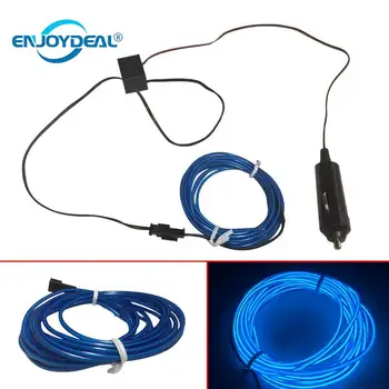 3m/5M Flexible Neon Light Glow EL Wire Rope Cable Strip LED Neon Lights Shoes Clothing Car waterproof led strip for Night Clubs 
3m/5M Flexible Neon Light Glow EL Wire Rope Cable Strip LED Neon Lights Shoes Clothing Car waterproof led strip for Night Clubs