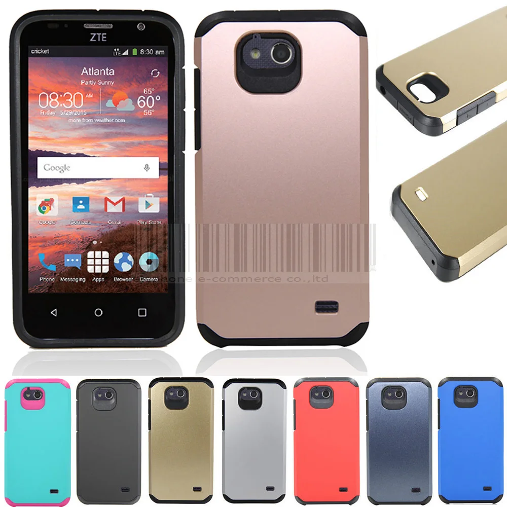 Dual Layer Slim Hybrid Shockproof Silicone Armor Case Hard Protective Cover For ZTE Maven Z812/Fanfare/Overture 2
Dual Layer Slim Hybrid Shockproof Silicone Armor Case Hard Protective Cover For ZTE Maven Z812/Fanfare/Overture 2