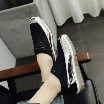 British Style Ladies Shoes Female 2018 New Spring Wedges Shoes Square Toe Platform Shoes Fashion Women Sneakers
British Style Ladies Shoes Female 2018 New Spring Wedges Shoes Square Toe Platform Shoes Fashion Women Sneakers