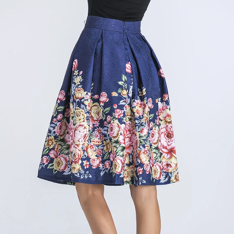 Womens Midi Floral Skirts Female New Stylish Vintage Retro High Waist Skirt For Ladies 2019 Spring saias midi faldas mujer moda
Womens Midi Floral Skirts Female New Stylish Vintage Retro High Waist Skirt For Ladies 2019 Spring saias midi faldas mujer moda