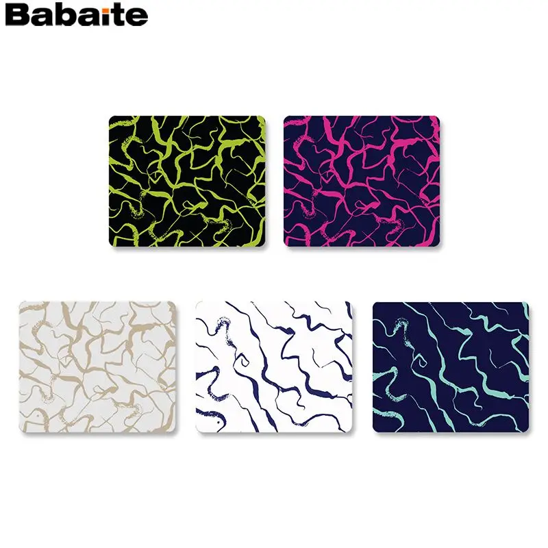 Babaite Hot Sales Abstract watercolor random diagolan stripes Beautiful Anime Mouse Mat Top Selling Wholesale Gaming Pad mouse | Компьютеры