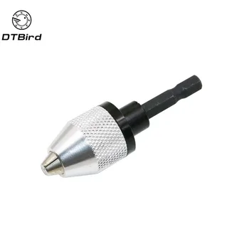 6.3mm 1/4" Inch Keyless Drill Bit Chuck Adapter Converter 0.3-6mm For Impact Driver Hex Shank Grinder Drills Screwdriver
6.3mm 1/4" Inch Keyless Drill Bit Chuck Adapter Converter 0.3-6mm For Impact Driver Hex Shank Grinder Drills Screwdriver