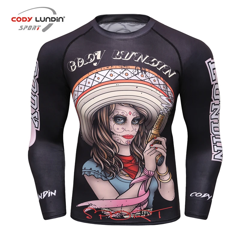 Compression Shirt Men Base Layer Summer Long Sleeves 3D Print Thermal Under MMA Rashguard Tights Skin Man's T Shirt CODY LUNDIN
Compression Shirt Men Base Layer Summer Long Sleeves 3D Print Thermal Under MMA Rashguard Tights Skin Man's T Shirt CODY LUNDIN