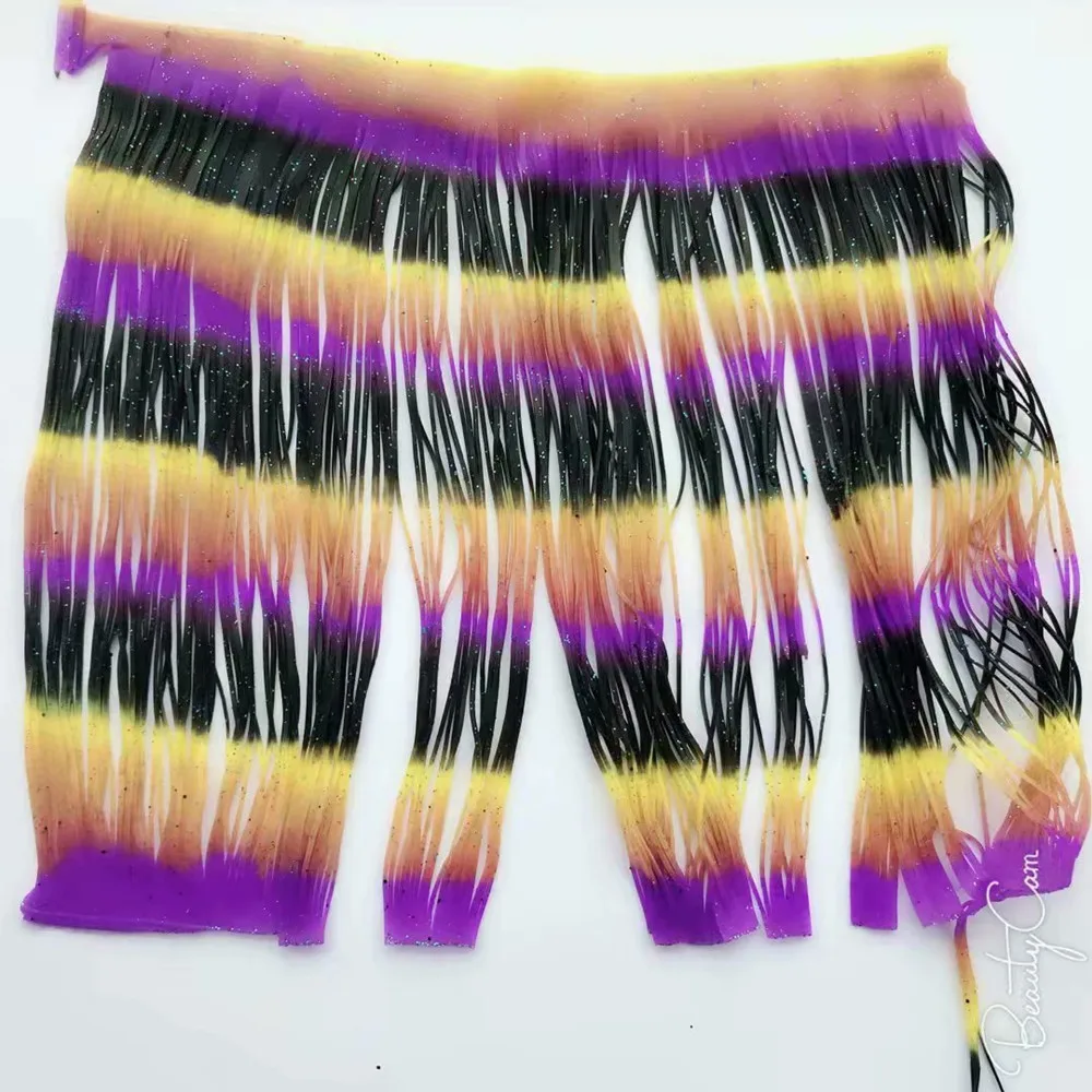 Fishing Lure Silicone Skirt Layers,Silicone Skirt Material for Tackle Craft, DIY Spinner, Rubber Jigs, Buzzbait---248
Fishing Lure Silicone Skirt Layers,Silicone Skirt Material for Tackle Craft, DIY Spinner, Rubber Jigs, Buzzbait---248