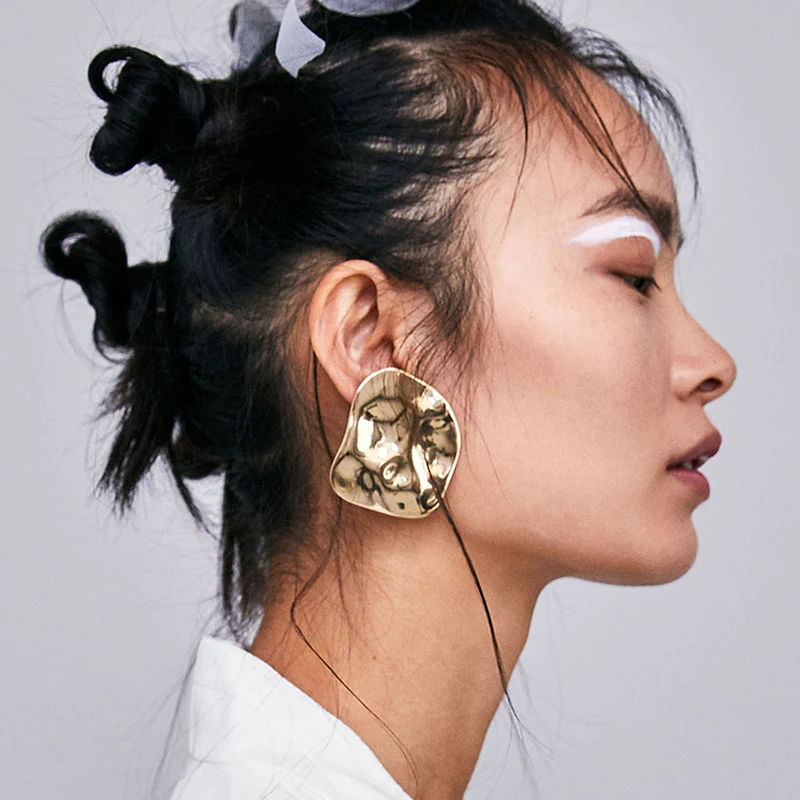 JURAN Punk Style Metal Irregular Statement Stud Earrings Maxi Jewelry Wholesale Vintage Fashion Chic Earrings For Women
JURAN Punk Style Metal Irregular Statement Stud Earrings Maxi Jewelry Wholesale Vintage Fashion Chic Earrings For Women