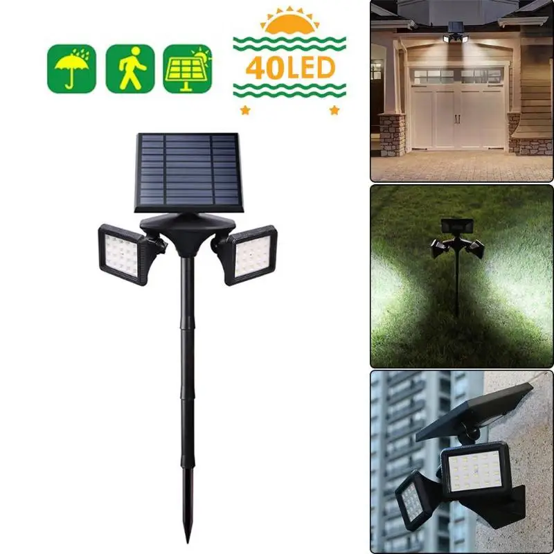 40LED Solar Lamp Waterproof Outdoor Motion Sensor Spotlight Garden Lawn Landscape Wall Light Decorative Underground Light
40LED Solar Lamp Waterproof Outdoor Motion Sensor Spotlight Garden Lawn Landscape Wall Light Decorative Underground Light