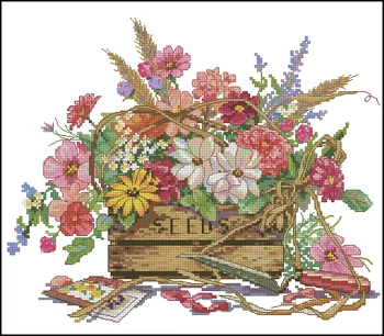 Needlework,DIY Cross Stitch,Sets For Embroidery kits,11CT&14CT&16CT,Dimensions 00249 - Spring planting