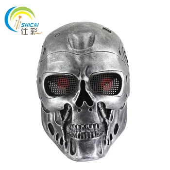 Free Shipping Terminator Mask the Movie Theme for Party Halloween Christmas Cosplay Resin Mask Adults Full Face Silver 
Free Shipping Terminator Mask the Movie Theme for Party Halloween Christmas Cosplay Resin Mask Adults Full Face Silver