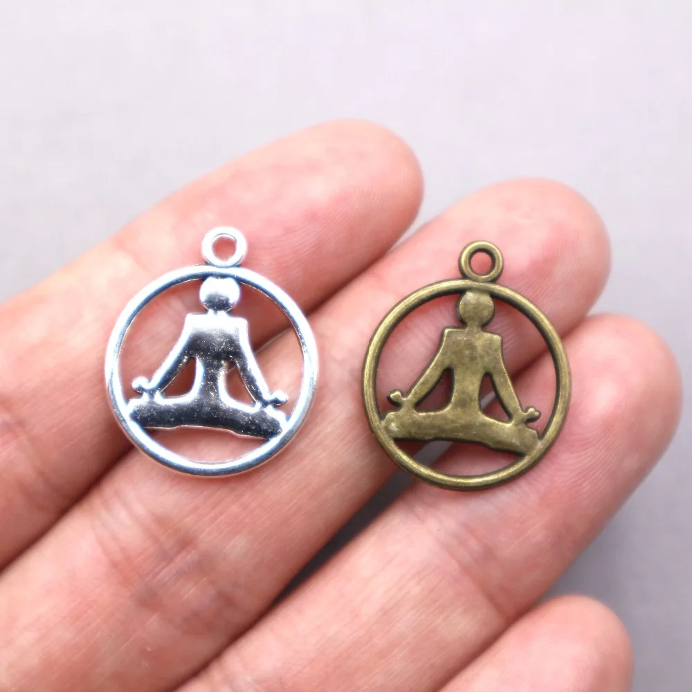 15pcs hot sell Antique Silver charms Color Om Pendant Charms Yoga Om Charms For Jewelry Making
15pcs hot sell Antique Silver charms Color Om Pendant Charms Yoga Om Charms For Jewelry Making