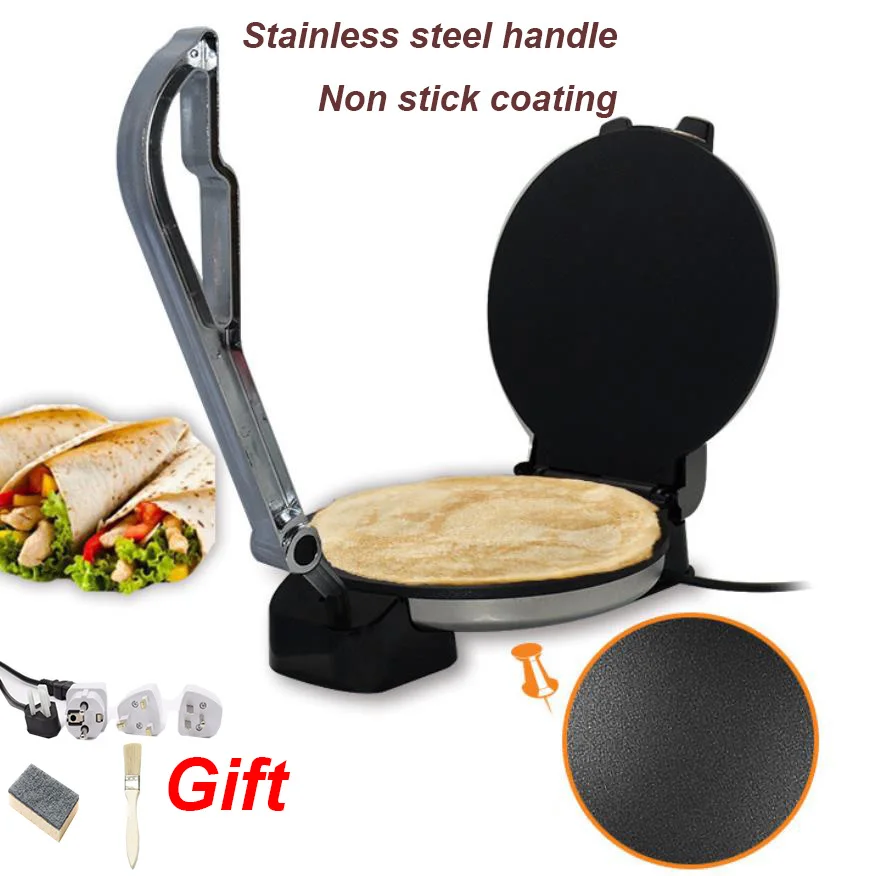 220 В 1600 Вт нержавеющая сталь антипригарный chapati tortilla Rotimatic roti производитель Роти