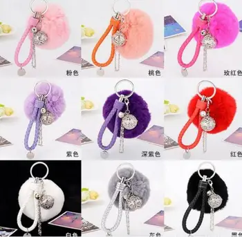 Party Favors Hanging Decorations Trinket Artificial Rabbit Fur Keychain Ball PomPom Fashion Little Bells Pendant for Handbag
Party Favors Hanging Decorations Trinket Artificial Rabbit Fur Keychain Ball PomPom Fashion Little Bells Pendant for Handbag