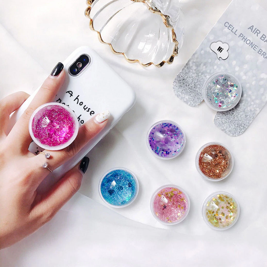 Phone Holder Starry Sky Sands Popular ring Expanding Stand Finger bracket base finger top support mobile phone bracket
Phone Holder Starry Sky Sands Popular ring Expanding Stand Finger bracket base finger top support mobile phone bracket