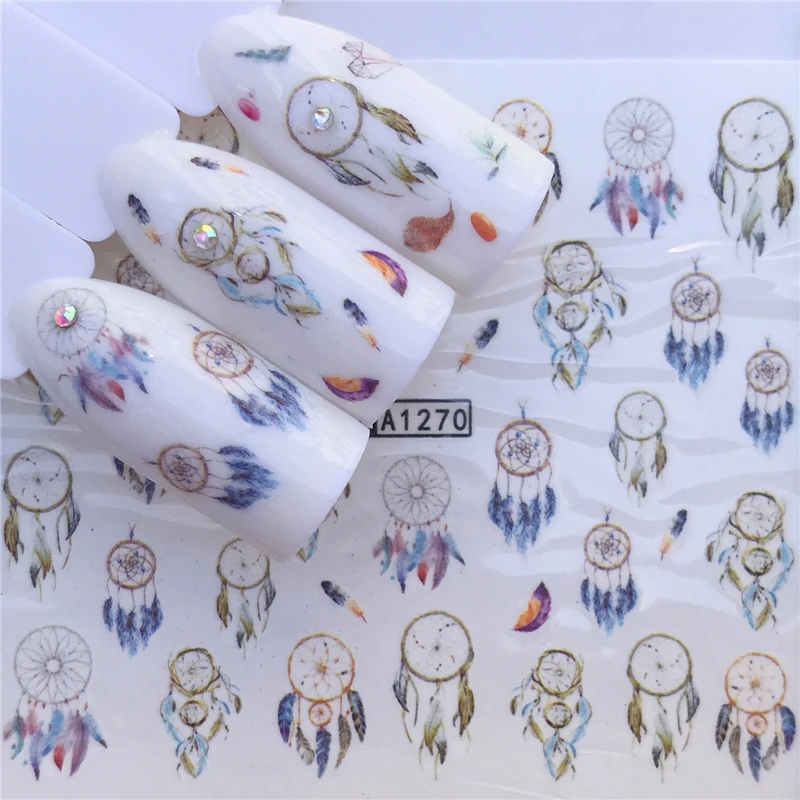 YWZLE 1 Sheet Mixed Designs Wind Chimes Water Transfer Nail Art Stickers Dream Bright Color Decals Woman Make Up Tools
YWZLE 1 Sheet Mixed Designs Wind Chimes Water Transfer Nail Art Stickers Dream Bright Color Decals Woman Make Up Tools