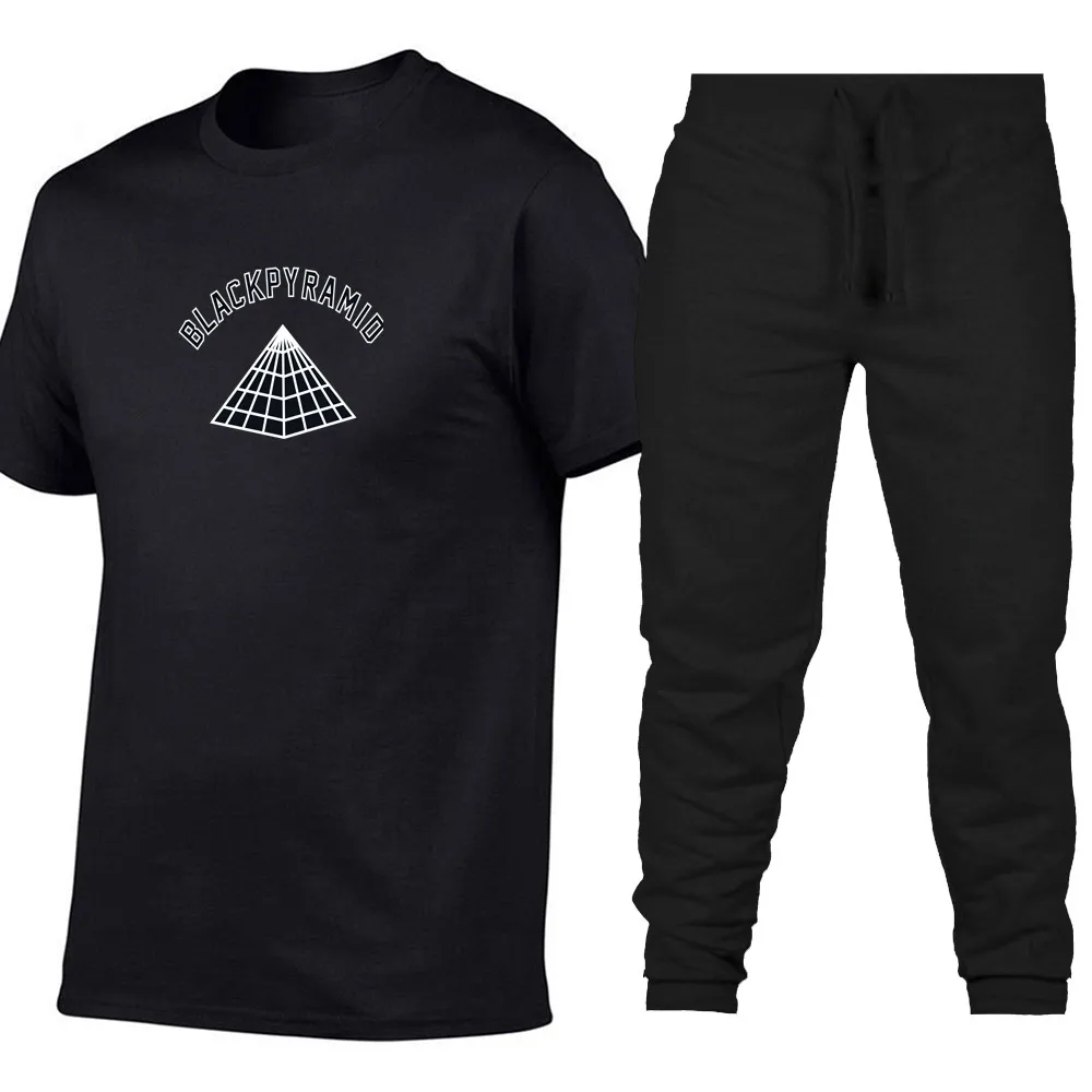 2019 New Hot Sale Black Pyramid Prints Men's Sets T Shirts+pants Two Pieces Sets Casual Tracksuit Male Casual T-shirt
2019 New Hot Sale Black Pyramid Prints Men's Sets T Shirts+pants Two Pieces Sets Casual Tracksuit Male Casual T-shirt