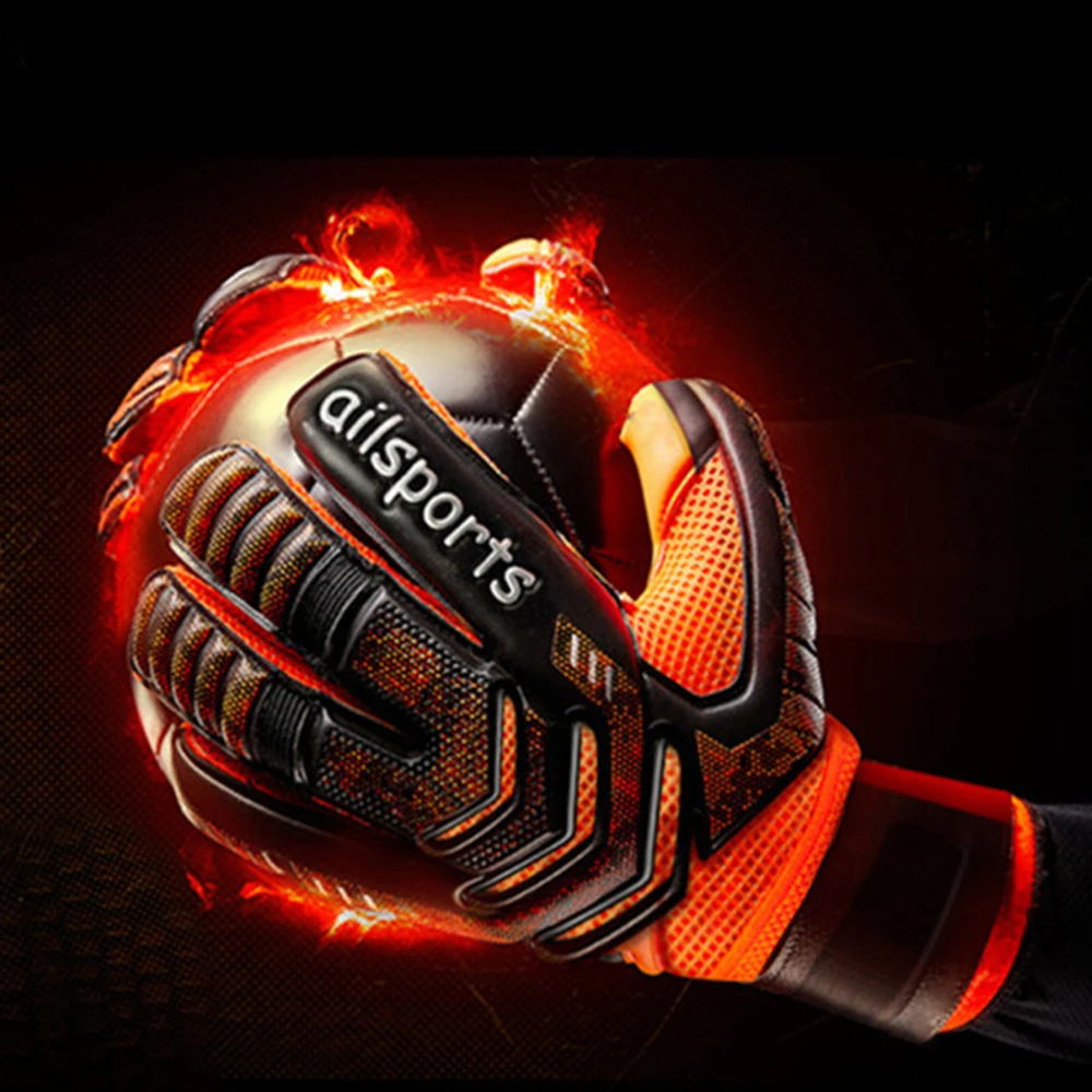 Men Professional Soccer Goalkeeper Gloves Strong 5 Finger Protection Thicken 4mm Latex Kids Goal Keeper De Futebol Goalie Gloves
Men Professional Soccer Goalkeeper Gloves Strong 5 Finger Protection Thicken 4mm Latex Kids Goal Keeper De Futebol Goalie Gloves