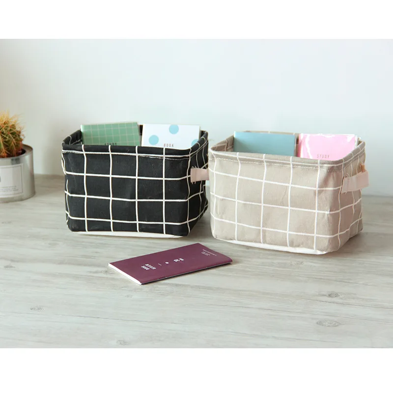 New Printing Desktop Storage Organizer Bag Linen Cotton Folding Organizer Storage Box Geometry Office Supplies Bag
New Printing Desktop Storage Organizer Bag Linen Cotton Folding Organizer Storage Box Geometry Office Supplies Bag
