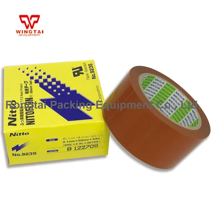 10 pcs/lot T0.10mm*W50mm*L33m Nitto Tape 923S Heat Sealing Machine Use Heat Resistant Tape
10 pcs/lot T0.10mm*W50mm*L33m Nitto Tape 923S Heat Sealing Machine Use Heat Resistant Tape