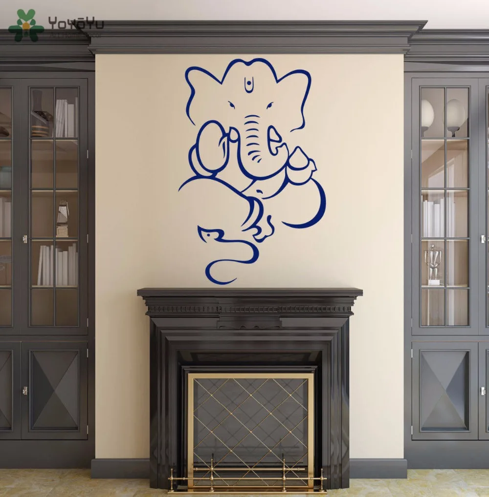 YOYOYU Wall Decal Hindu God Ganesh Wall Sticker Yoga Studio Art Removable Indian Religion Elephant Home Decor Removable DIYSY538
YOYOYU Wall Decal Hindu God Ganesh Wall Sticker Yoga Studio Art Removable Indian Religion Elephant Home Decor Removable DIYSY538